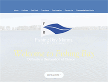 Tablet Screenshot of fishingbay.com